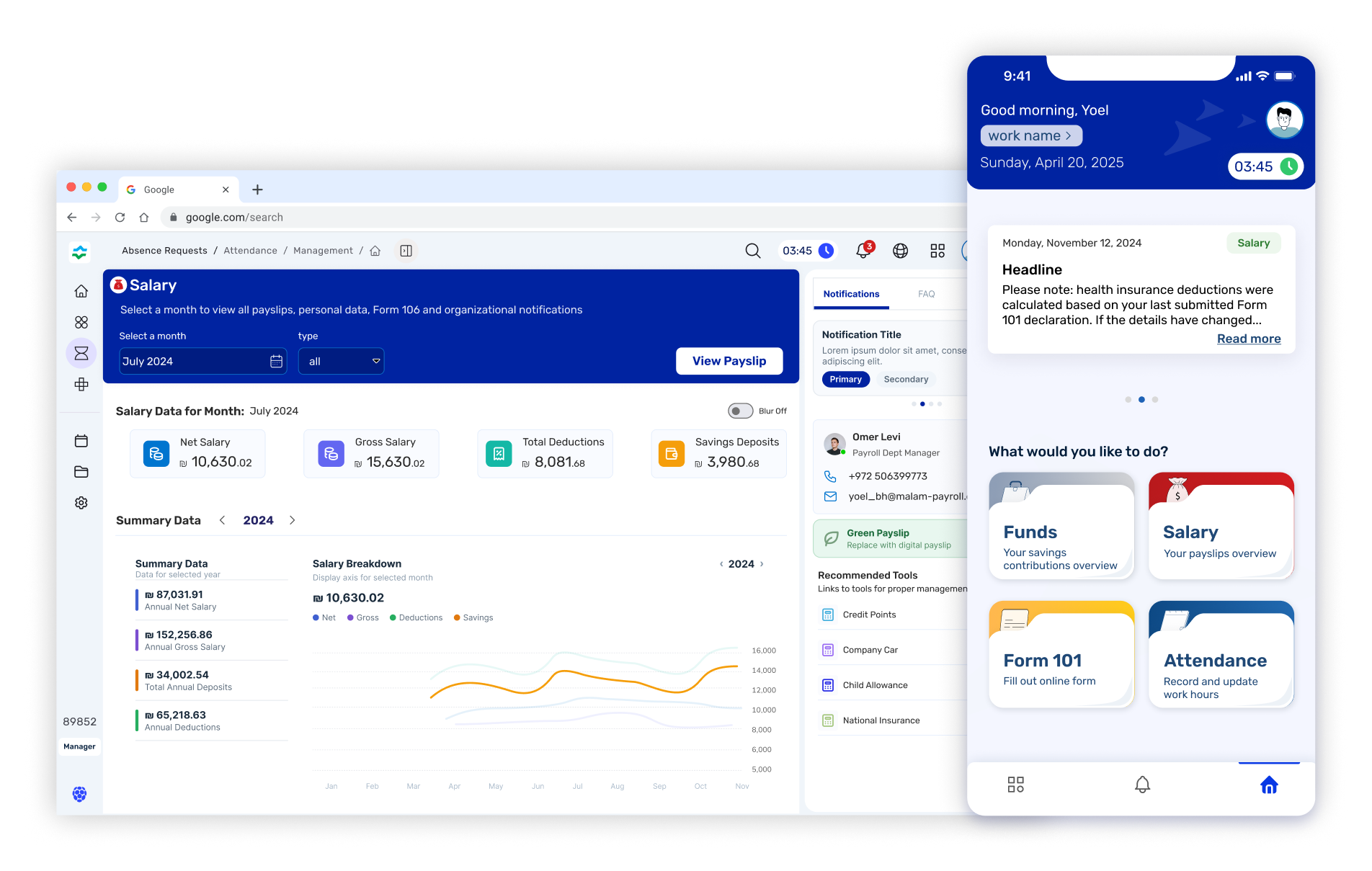 Employee Portal — B2B FinTech Platform